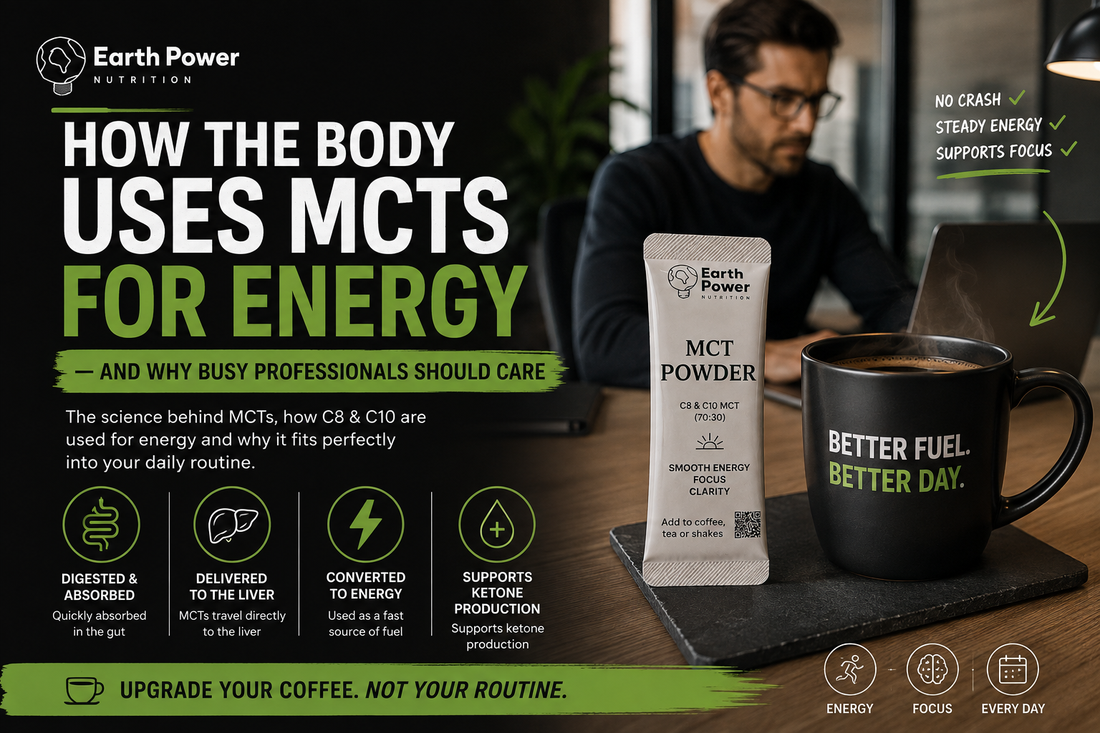 How the Body Uses MCTs for Energy — And Why Busy Professionals Should Care