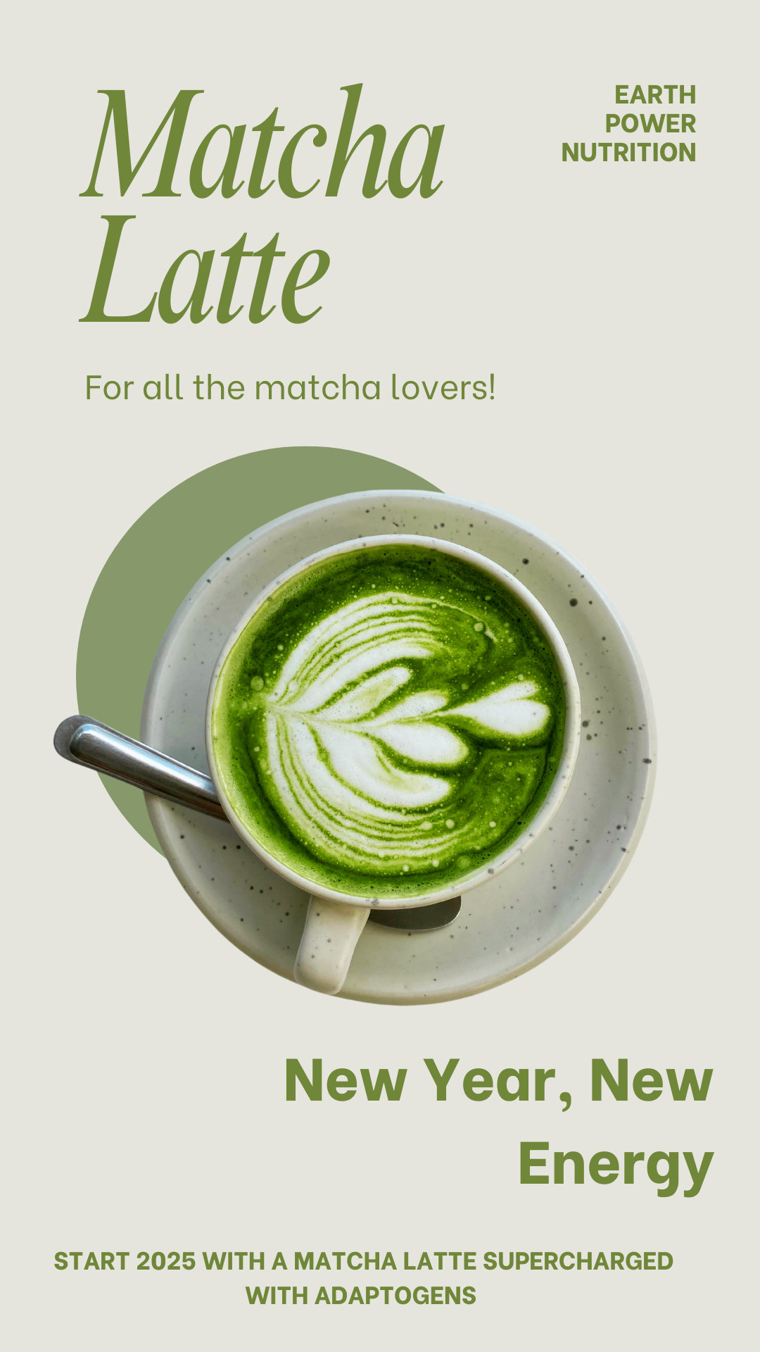 New Year, New Energy: Start 2025 with a Matcha Latte Supercharged with Adaptogens