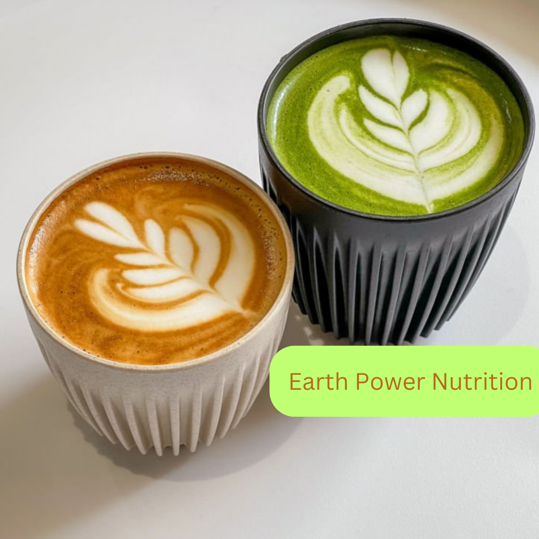 Matcha Latte vs Coffee Latte