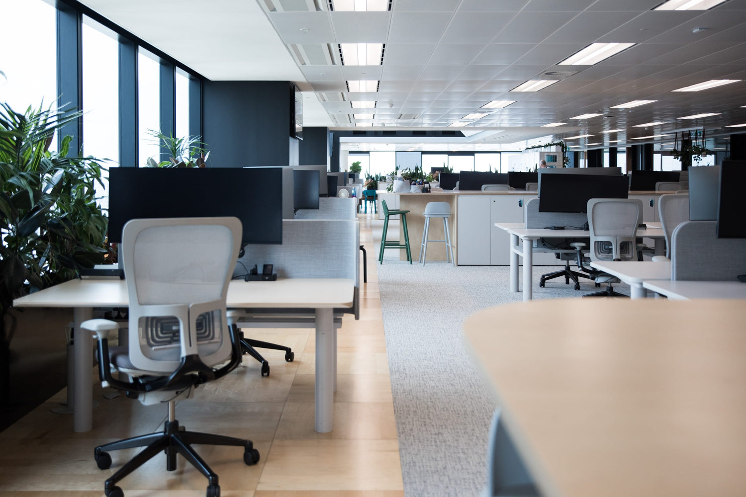 Modern empty office